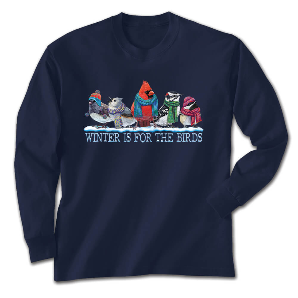 Winter for the Birds Long-sleeve T-shirt