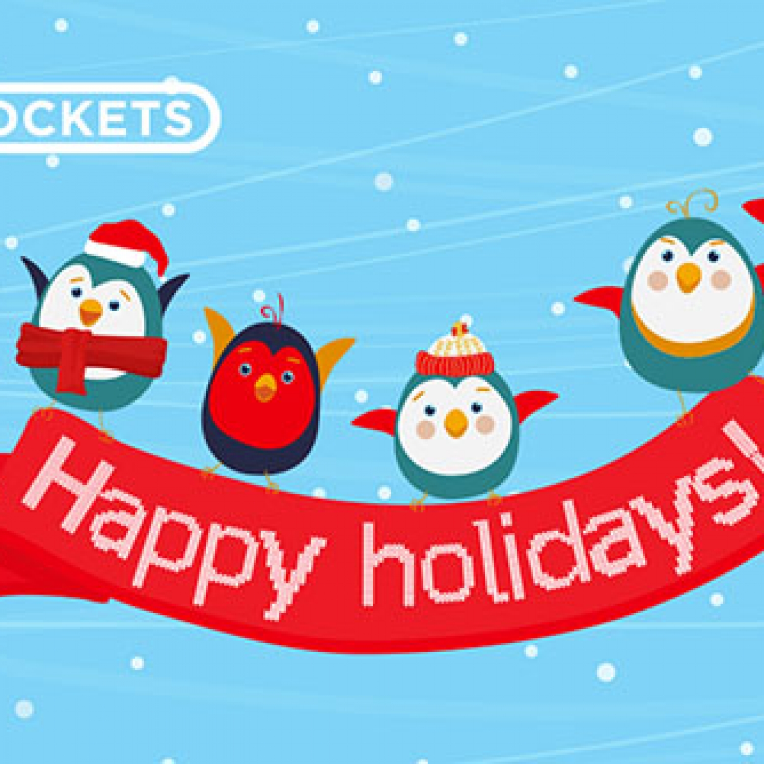 Happy Holidays Gift Card Big Pockets Clothing & Gear