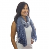 Insect Shield Scarf Blue Neck