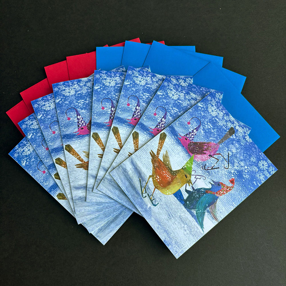 Birds Skating Notecards - Image 3