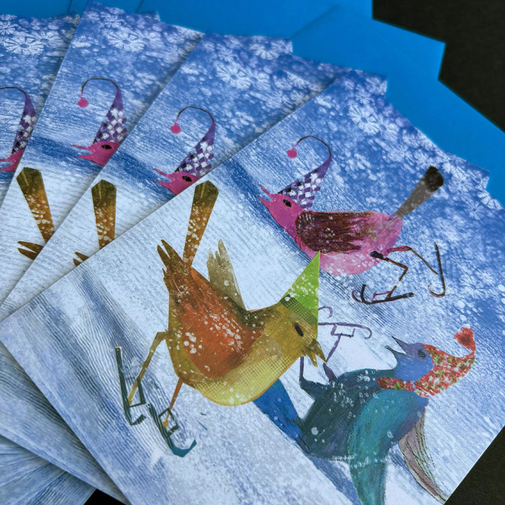 Birds Skating Notecards - Image 2